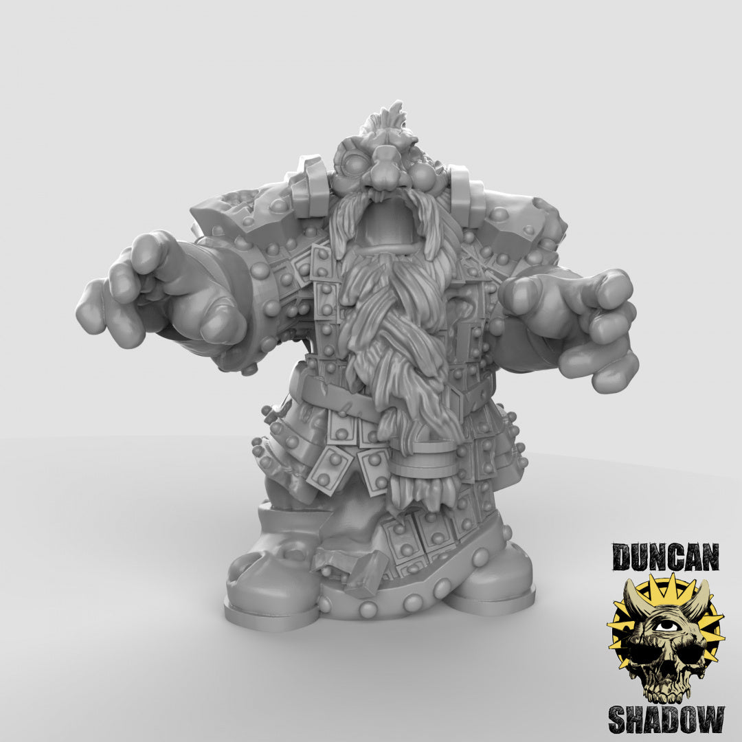 Zombie Dwarfs Resin Miniature for DnD | Tabletop Gaming