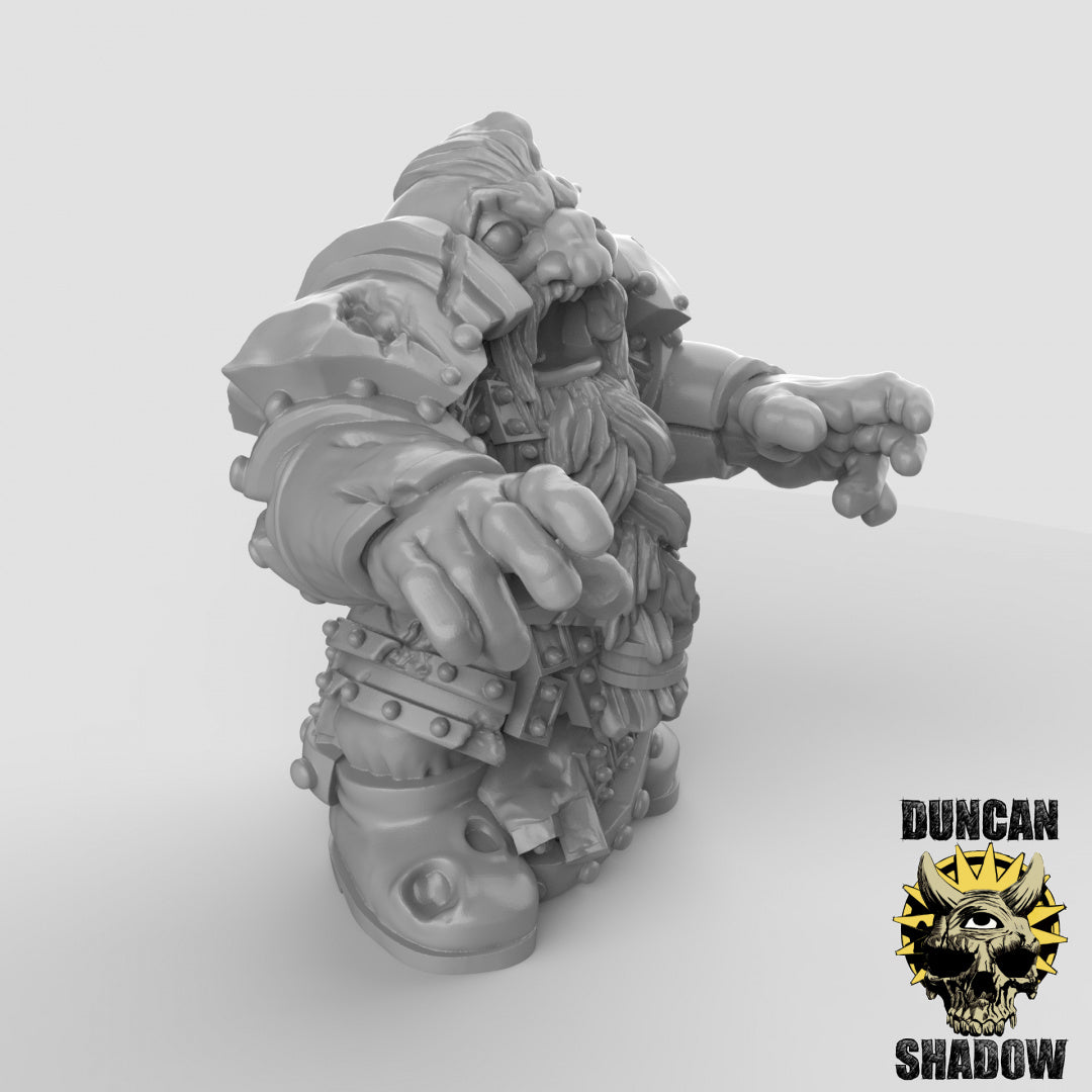 Zombie Dwarfs Resin Miniature for DnD | Tabletop Gaming