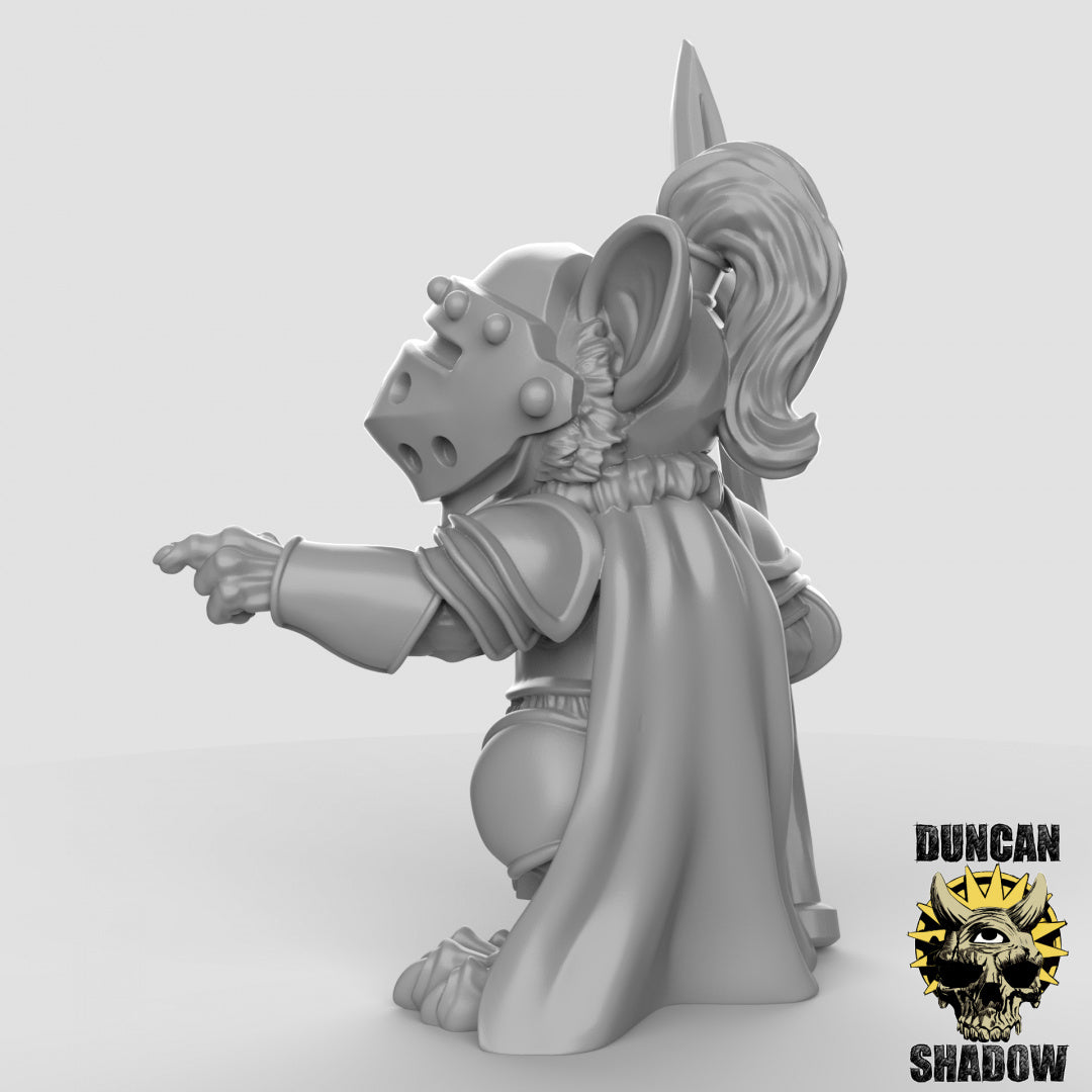 Mousle Knights with Spears Resin Miniature for DnD | Tabletop Gaming