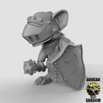 Mousle Knights with Mace's Models for Dungeons and Dragons and Board RPGs