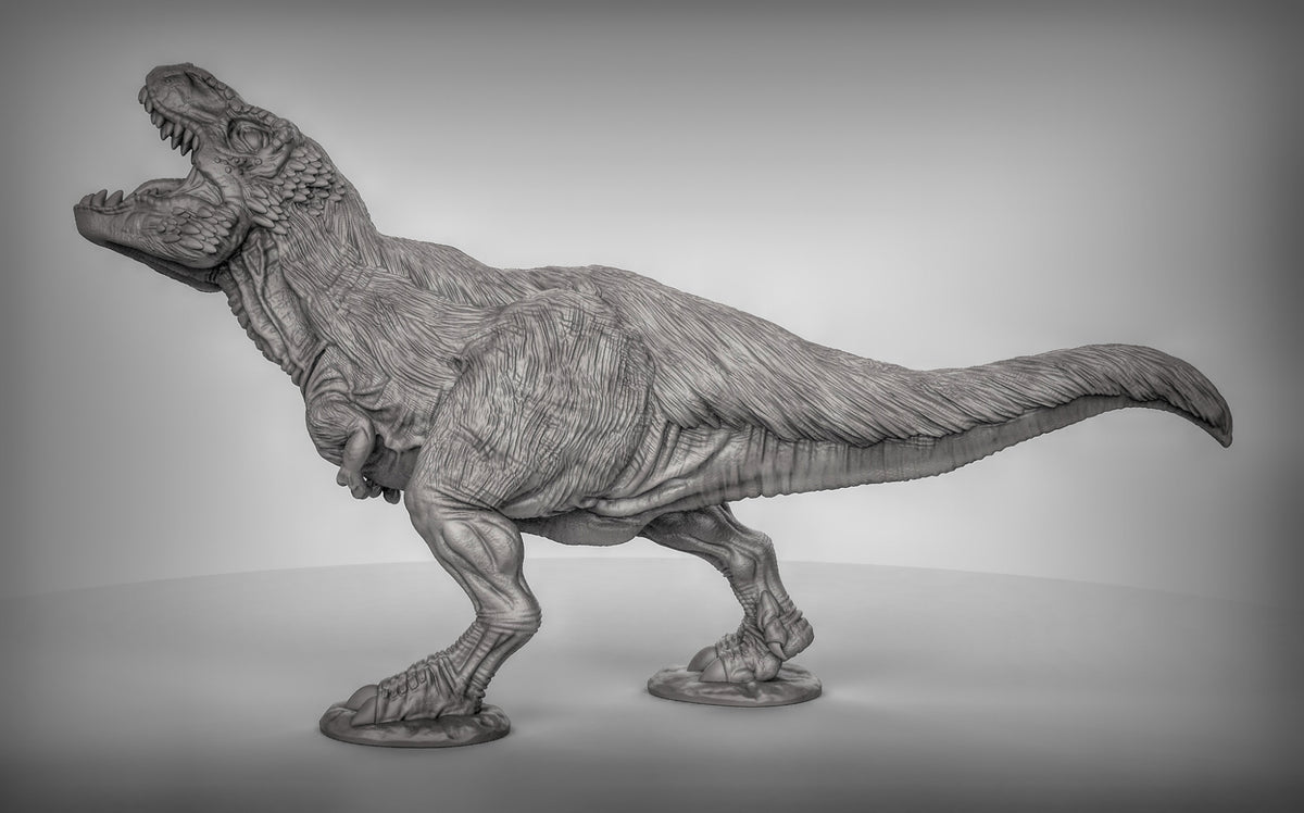 Feathered Tyrannosaurus Dinosaur Resin Model for Dungeons & Dragons | Board RPGs