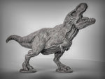 Feathered Tyrannosaurus Dinosaur Resin Model for Dungeons & Dragons | Board RPGs