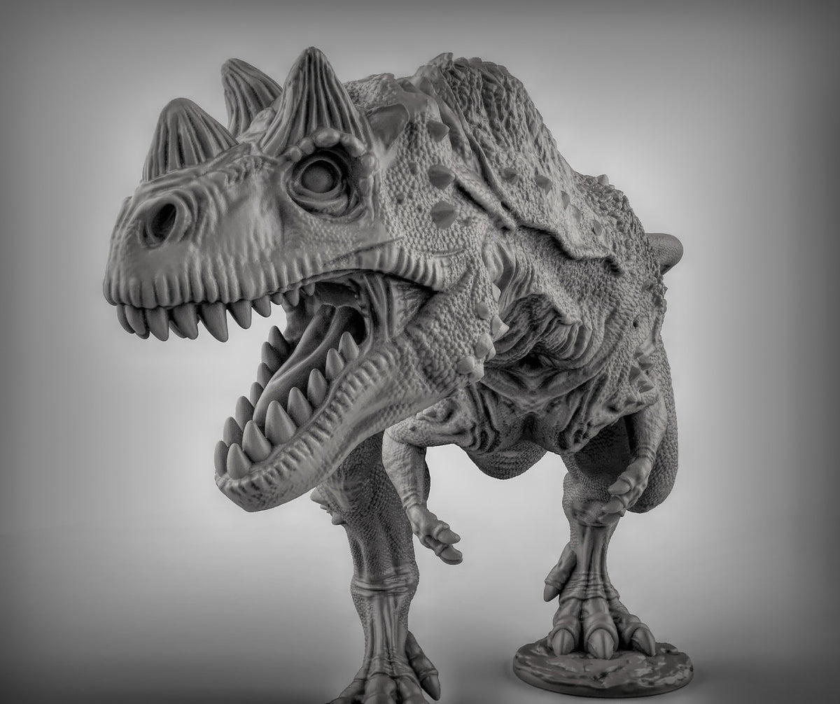 Ceratosaurus Dinosaur Resin Miniatures for DnD | Tabletop Gaming