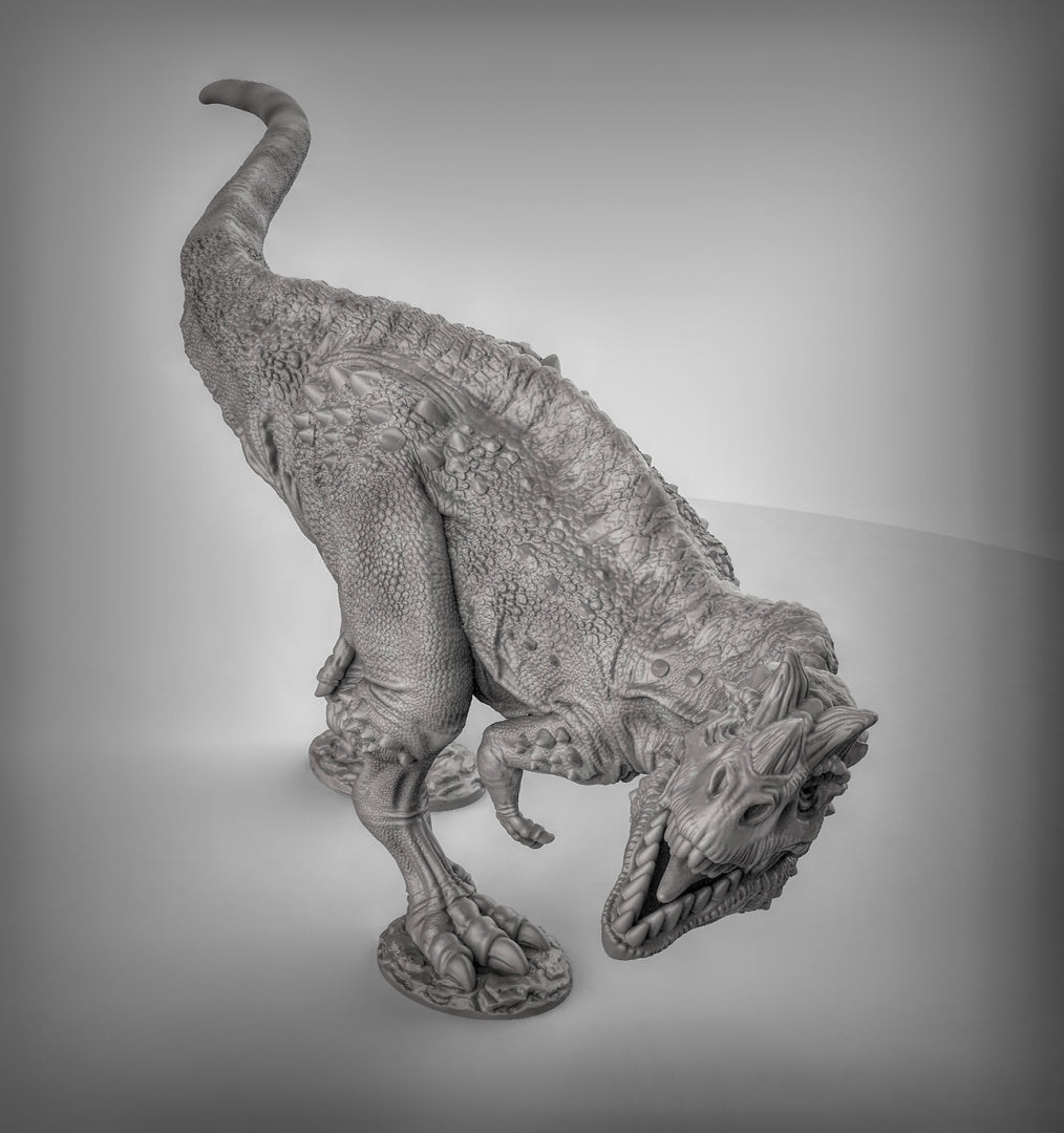 Ceratosaurus Dinosaur Resin Miniatures for DnD | Tabletop Gaming