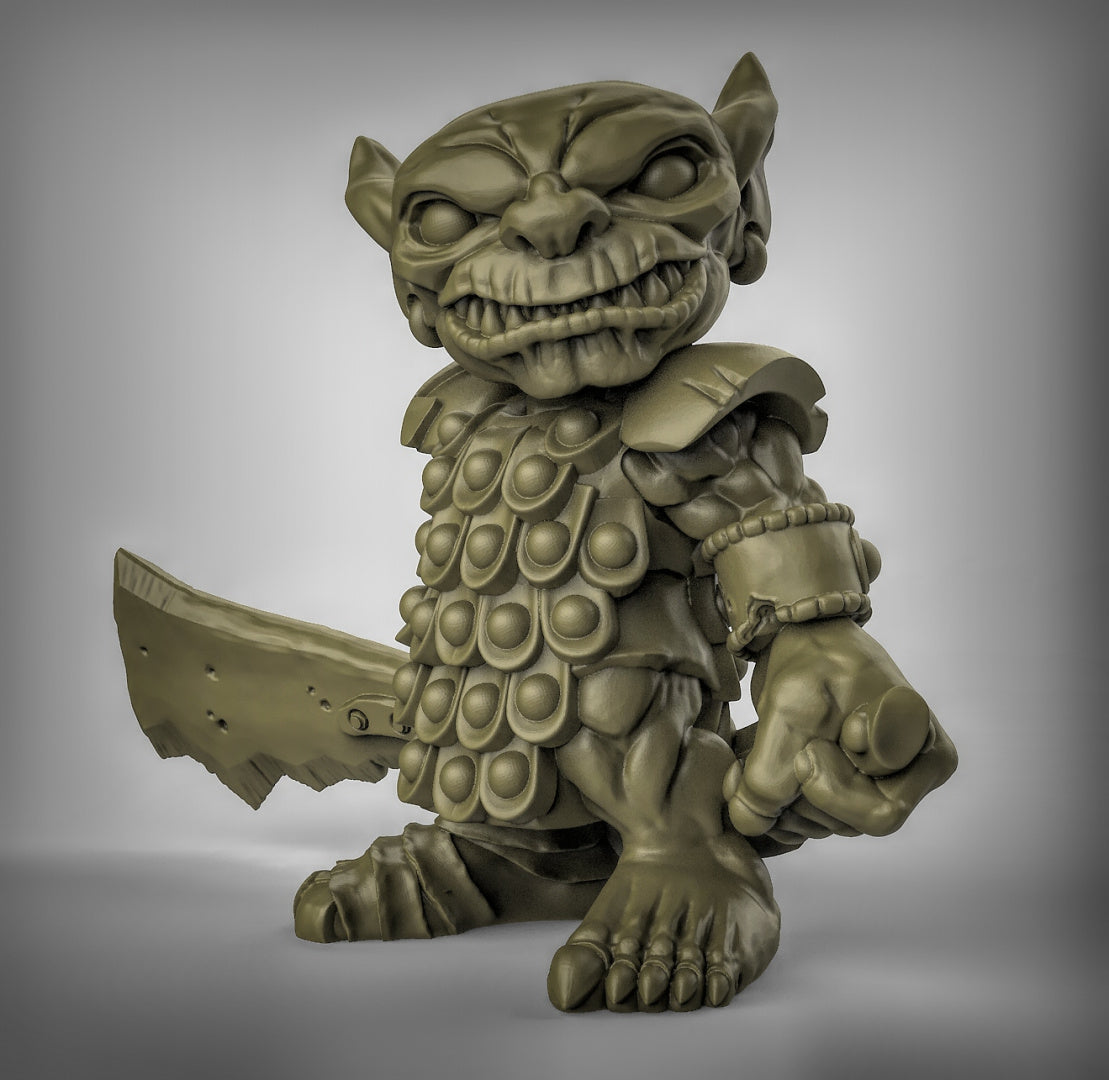 Goblins with Hand Weapons Resin 3D Models for Dungeons & Dragons & Board RPGs