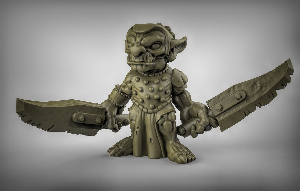 Goblins with Hand Weapons Resin 3D Models for Dungeons & Dragons & Board RPGs