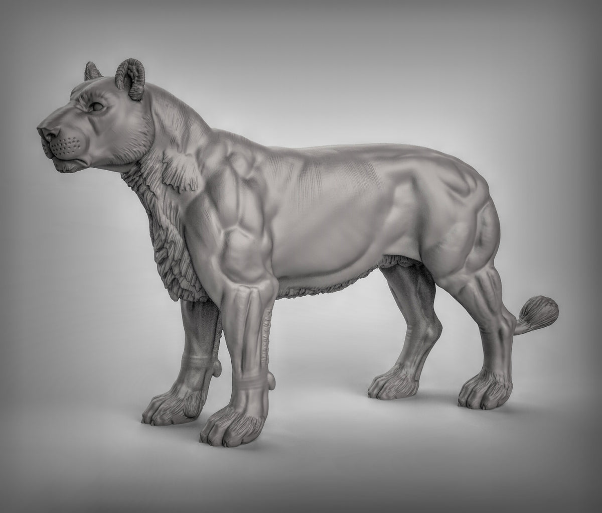 Lions Resin 3D Models for Dungeons & Dragons & Board RPGs