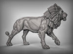 Lions Resin 3D Models for Dungeons & Dragons & Board RPGs