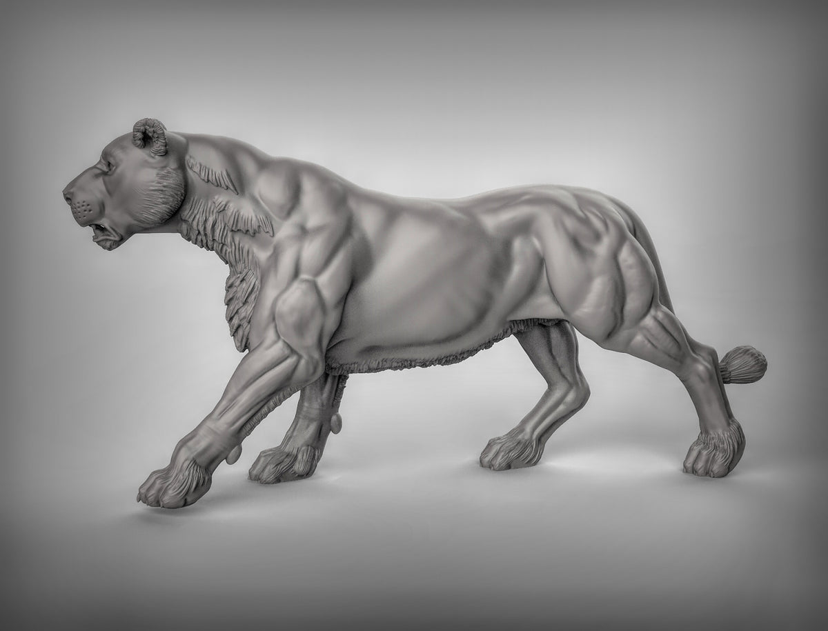 Lions Resin 3D Models for Dungeons & Dragons & Board RPGs