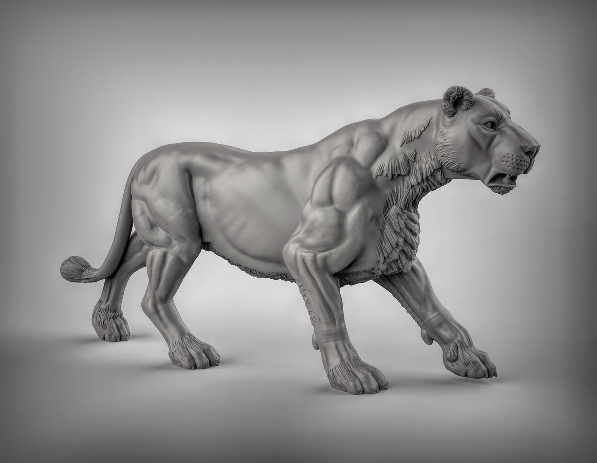 Lions Resin 3D Models for Dungeons & Dragons & Board RPGs