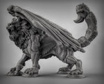 Manticore Resin 3D Model for Dungeons & Dragons & Board RPGs