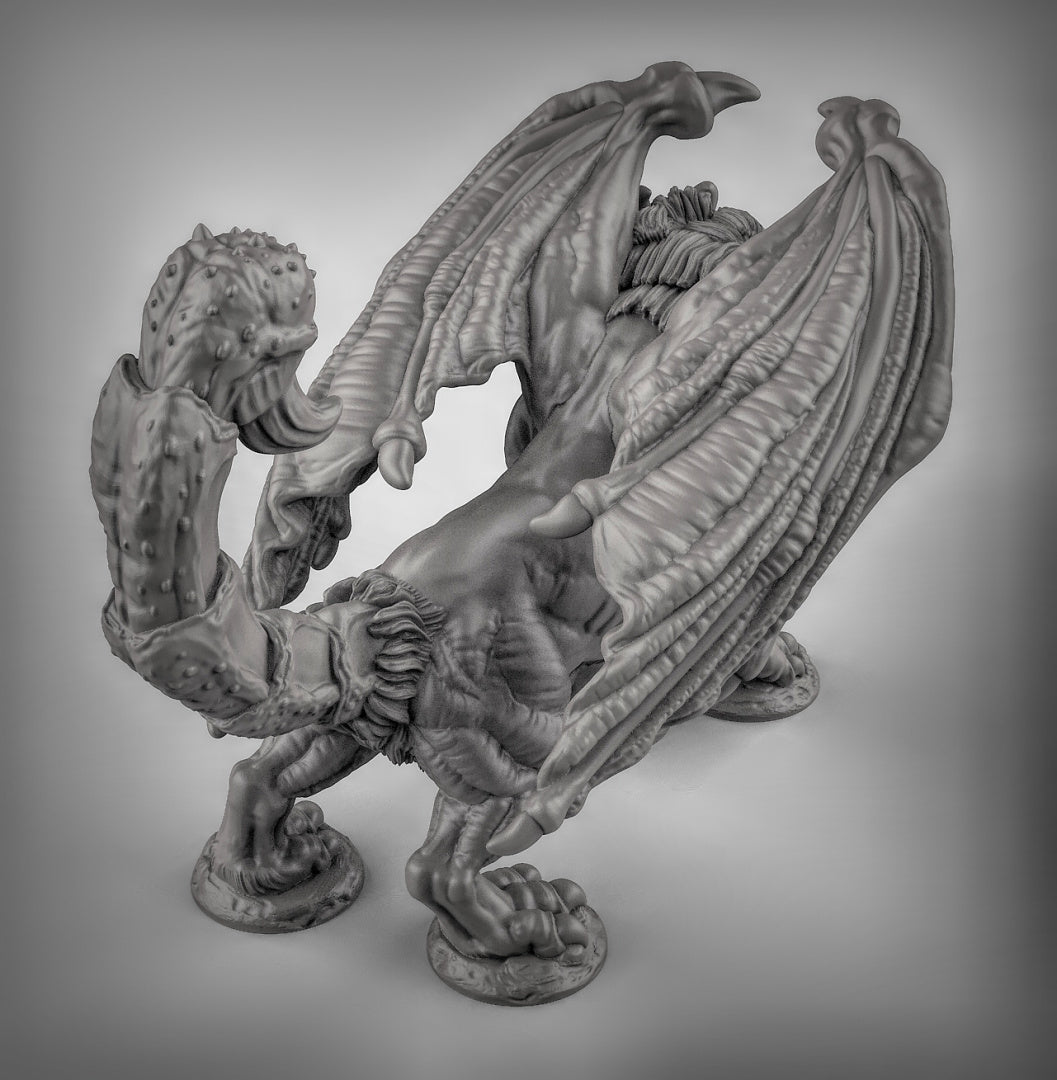 Manticore Resin 3D Model for Dungeons & Dragons & Board RPGs