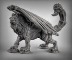 Manticore Resin 3D Model for Dungeons & Dragons & Board RPGs