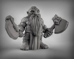 Dwarf Berserkers Resin 3D Models for Dungeons & Dragons & Board RPGs