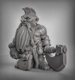 Dwarf Berserkers Resin 3D Models for Dungeons & Dragons & Board RPGs