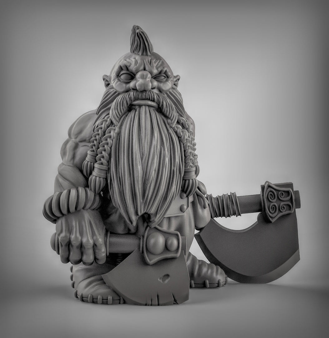 Dwarf Berserkers Resin 3D Models for Dungeons & Dragons & Board RPGs