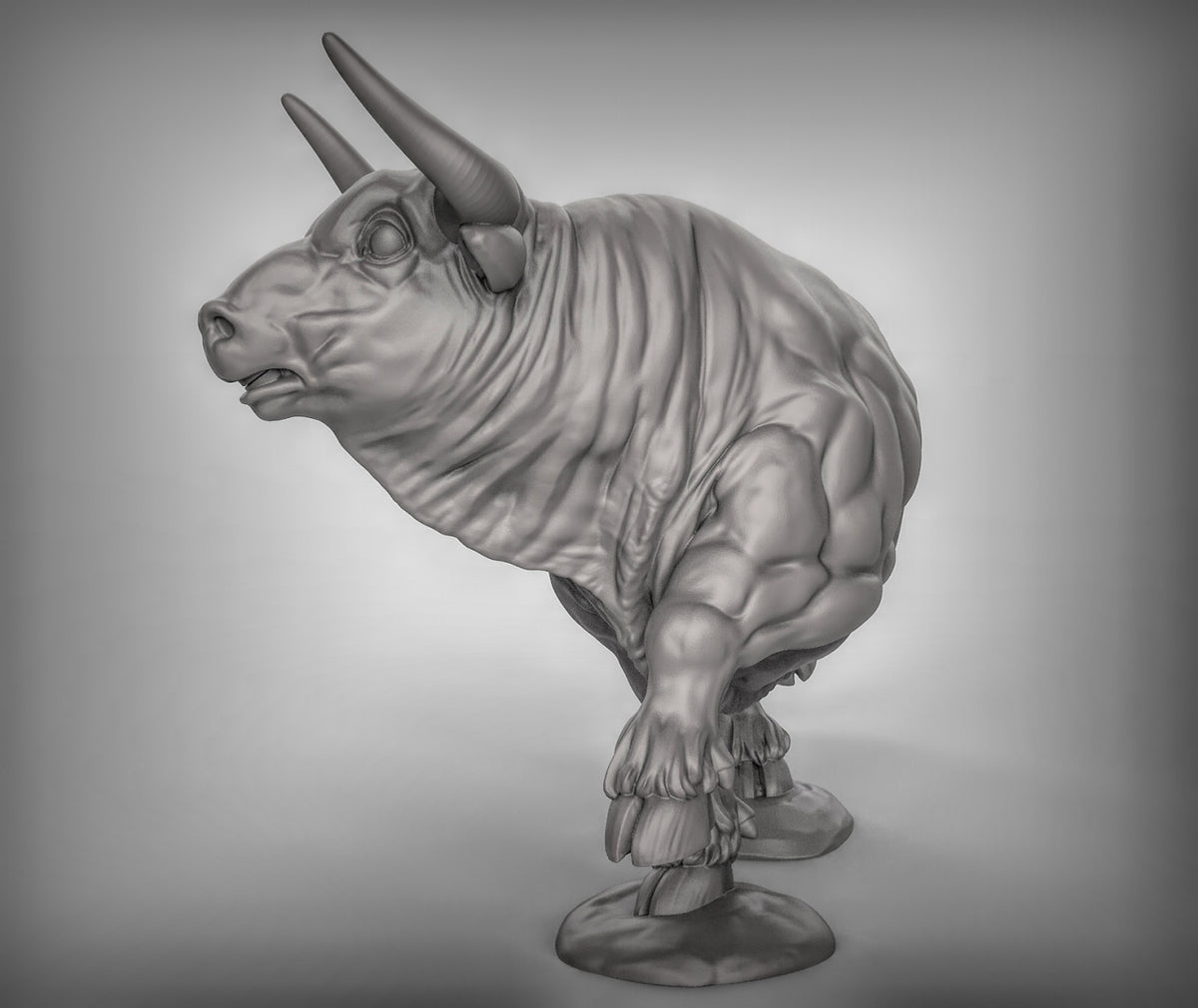 Bulls Resin 3D Models for Dungeons & Dragons & Board RPGs