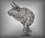 Bulls Resin 3D Models for Dungeons & Dragons & Board RPGs