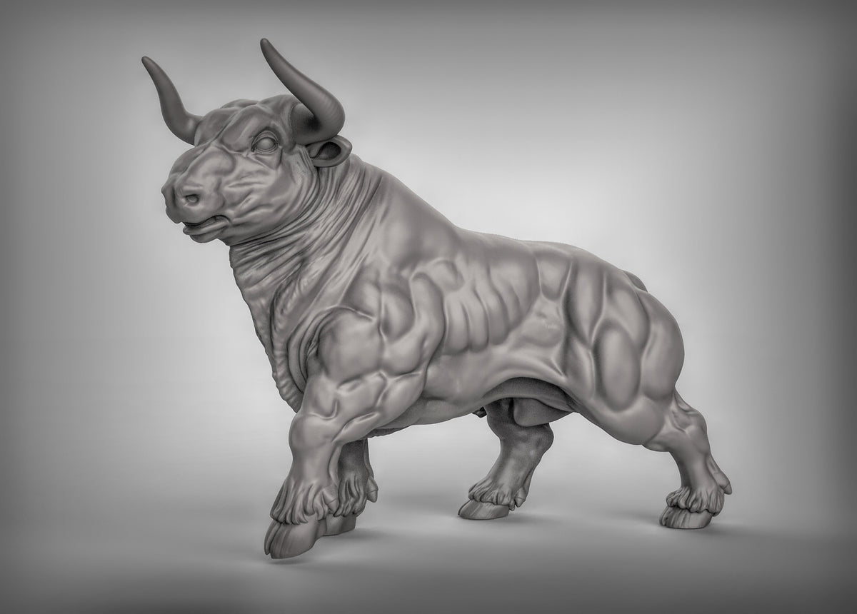Bulls Resin 3D Models for Dungeons & Dragons & Board RPGs