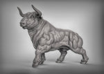 Bulls Resin 3D Models for Dungeons & Dragons & Board RPGs