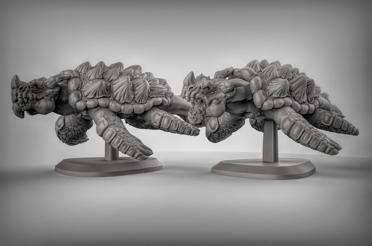 Dragon Turtles Resin 3D Models for Dungeons & Dragons & Board RPGs