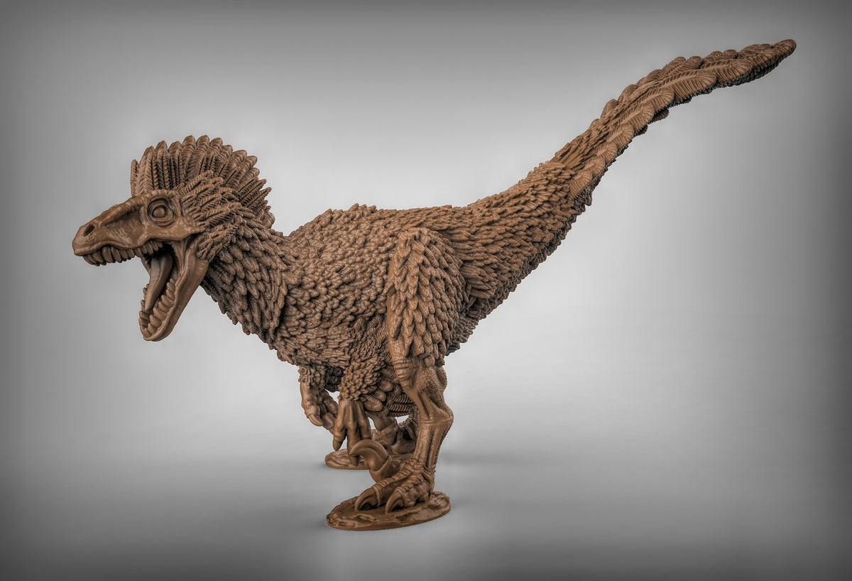 Velociraptor Dinosaur Resin Miniature for DnD | Tabletop Gaming