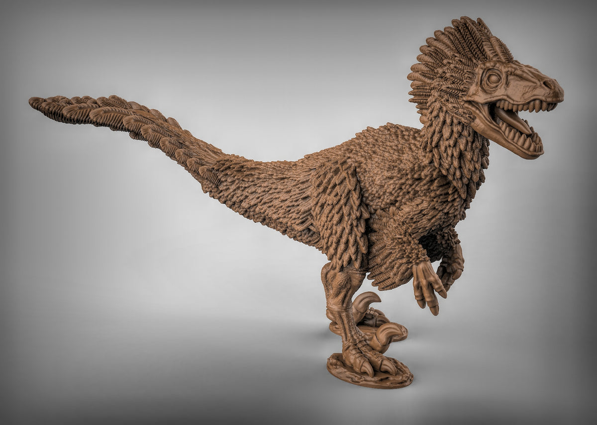 Velociraptor Dinosaur Resin Miniature for DnD | Tabletop Gaming