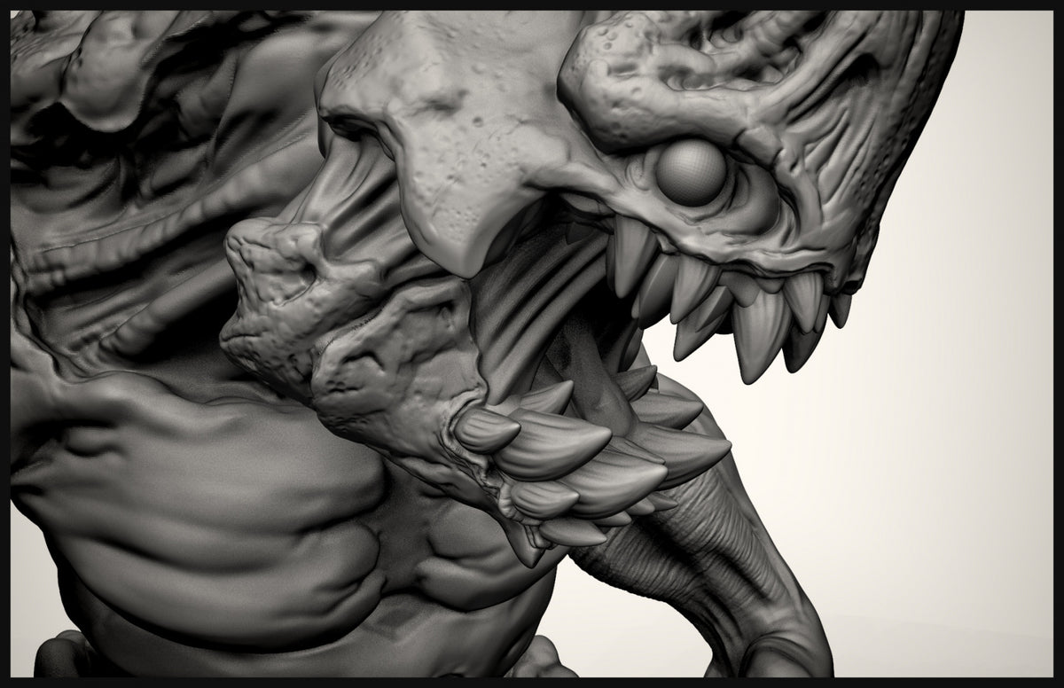 Kaiju Resin Miniature for DnD | Tabletop Gaming