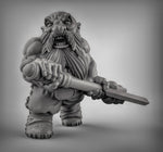 Dwarf Berserkers With Doublehanded Weapons Resin Miniature for DnD | Tabletop Gaming