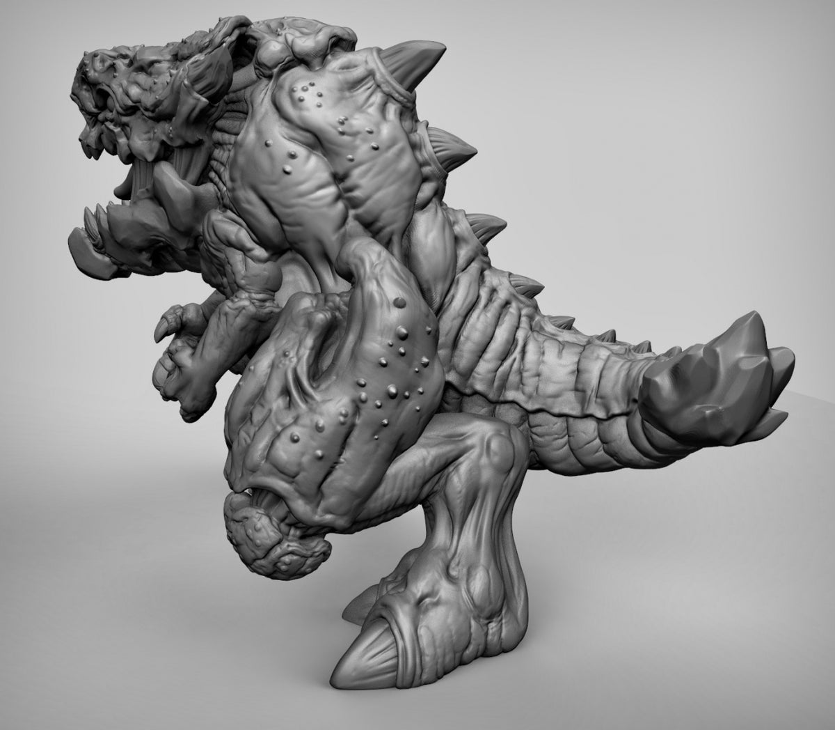 Kaiju Pinky Resin 3D Models for Dungeons & Dragons & Board RPGs
