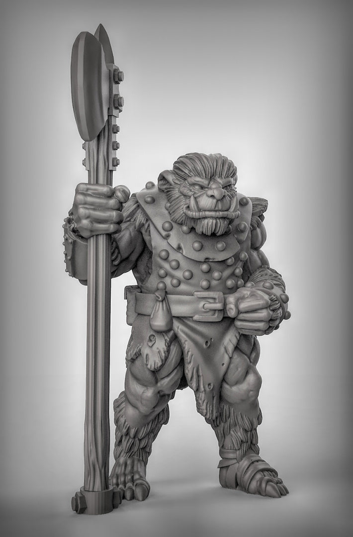 Bugbears with Halberds Resin 3D Models for Dungeons & Dragons & Board RPGs