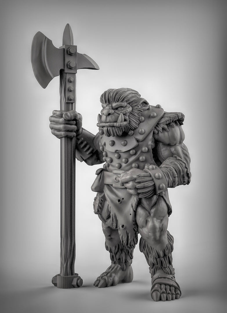 Bugbears with Halberds Resin 3D Models for Dungeons & Dragons & Board RPGs