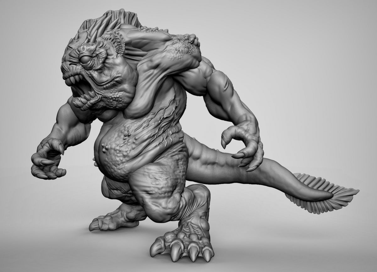 Deepone King Resin Model for Dungeons & Dragons & Board RPGs