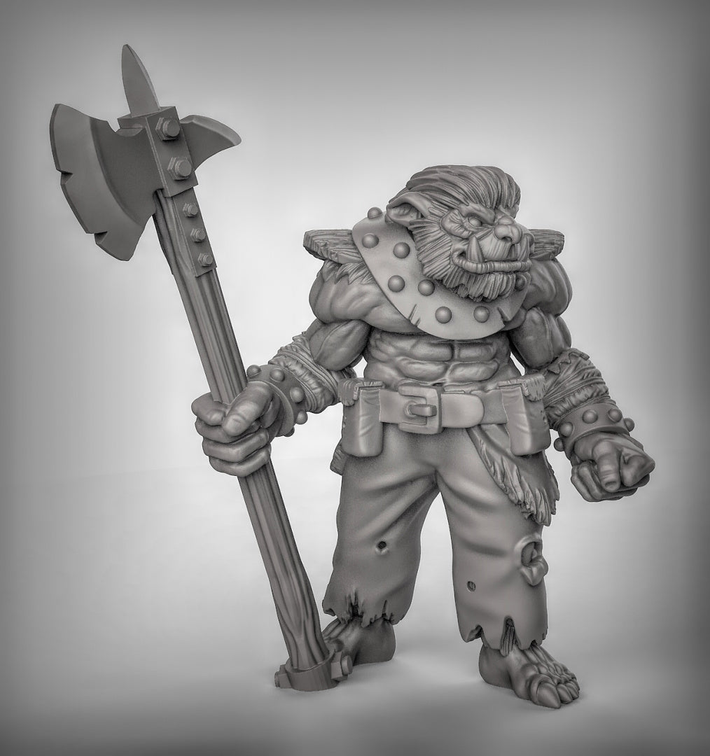 Bugbears with Halberds Resin 3D Models for Dungeons & Dragons & Board RPGs