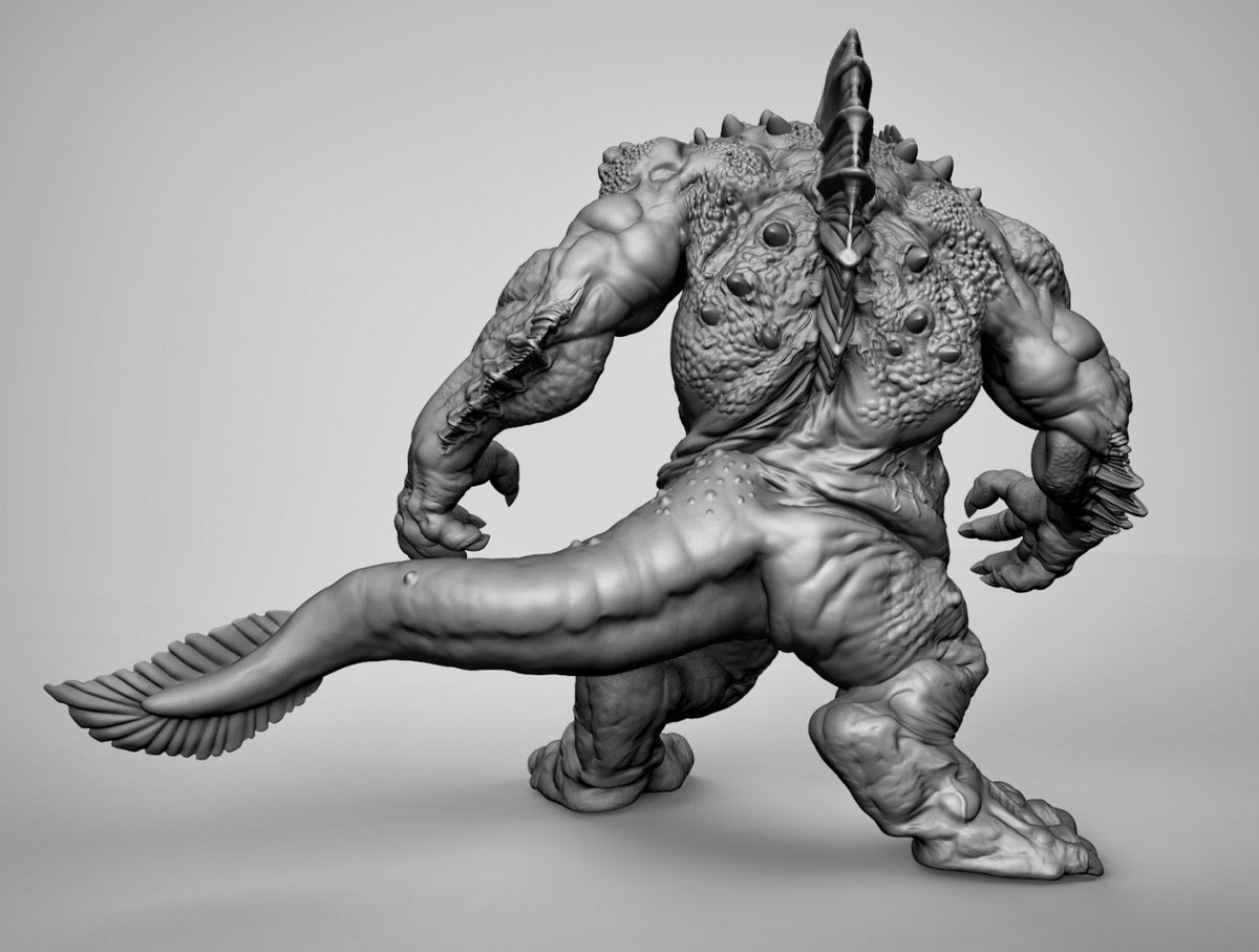 Deepone King Resin Model for Dungeons & Dragons & Board RPGs