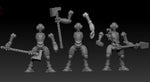 Warforged with Hammers Resin Miniature for DnD | Tabletop Gaming