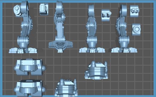 Scout Walkers (Pair) Model - Tank Collection for 28mm Miniature Wargames & Terrain