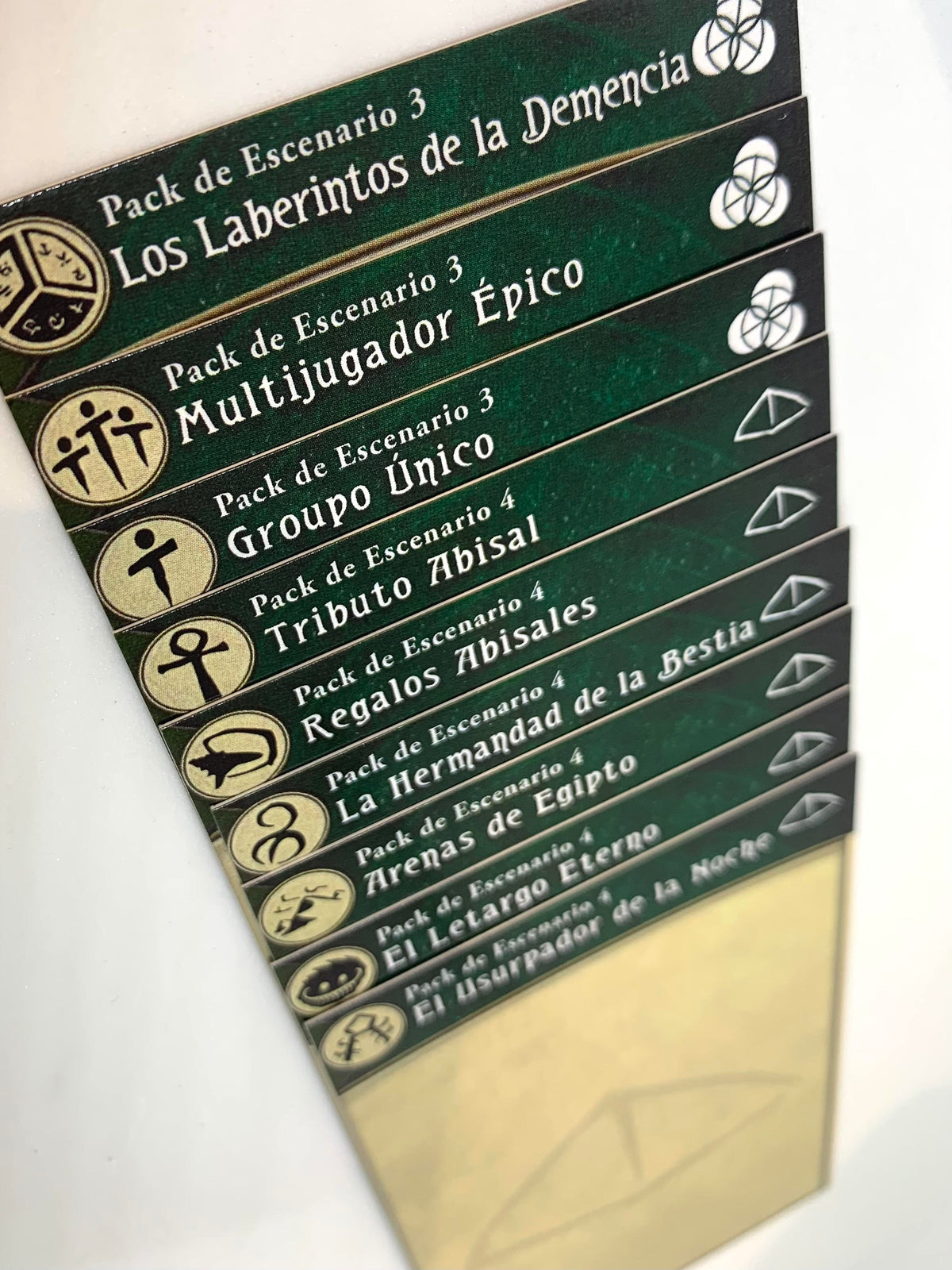 Escenario independiente: Arkham Horror El Juego de Cartas Separadores Española !