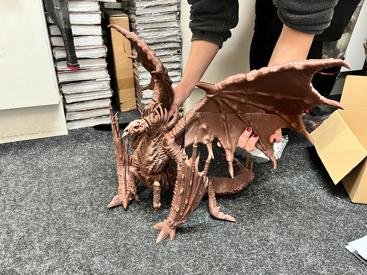 DEATH DRAGON - EPIC Sized Model Kit | Dungeons and dragons | Cthulhu| Pathfinder | War Gaming