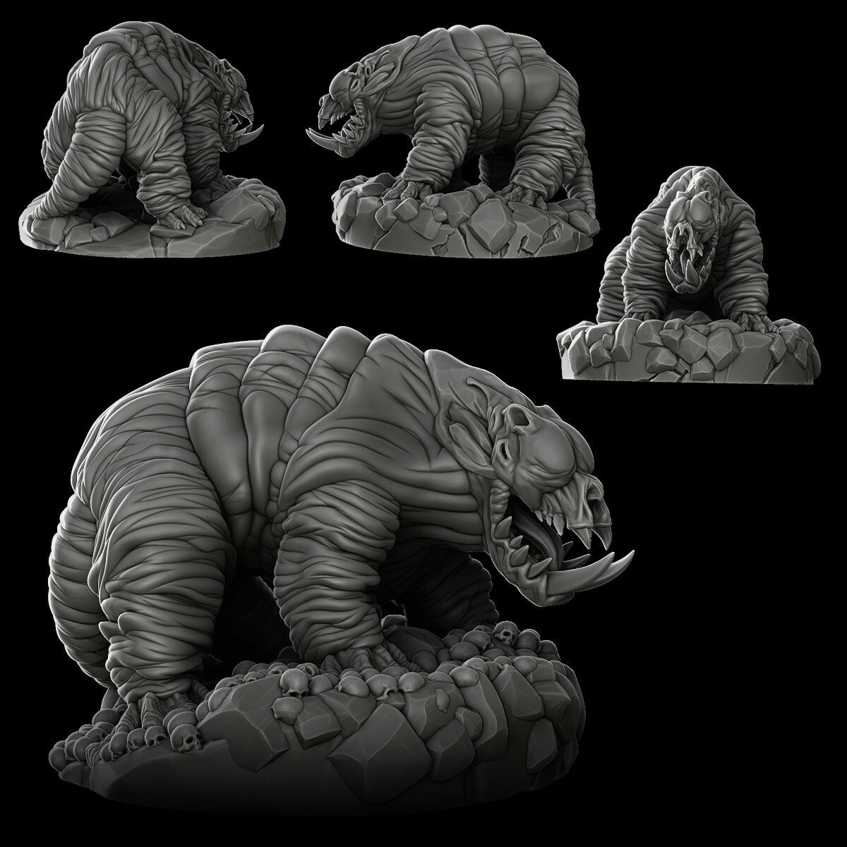 DEN MAULER - 3D Miniature Model | Dungeons and Dragons | Pathfinder | RPG