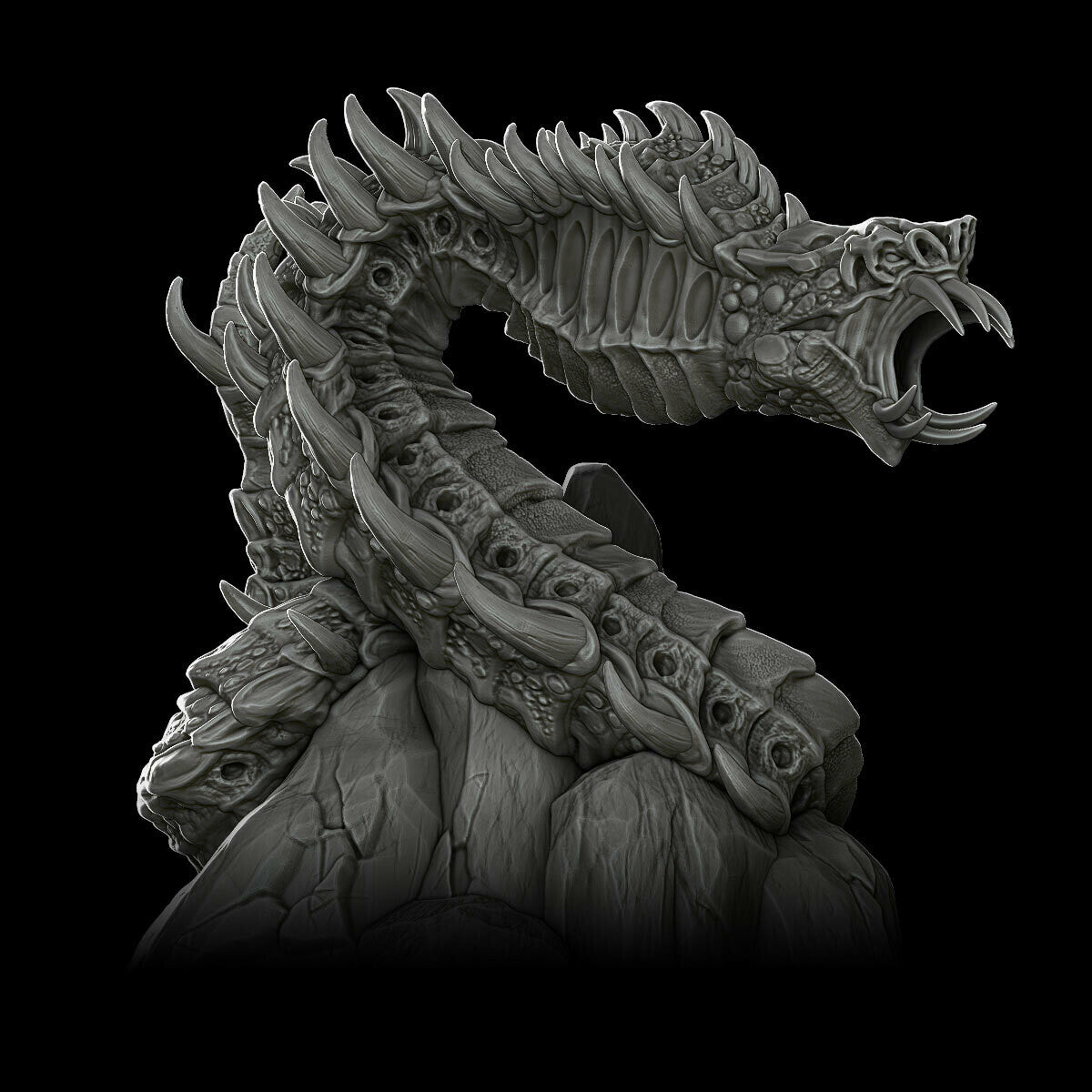 RAZORFANG SPITTER - 3D Miniature Model | Dungeons and Dragons | Pathfinder | RPG