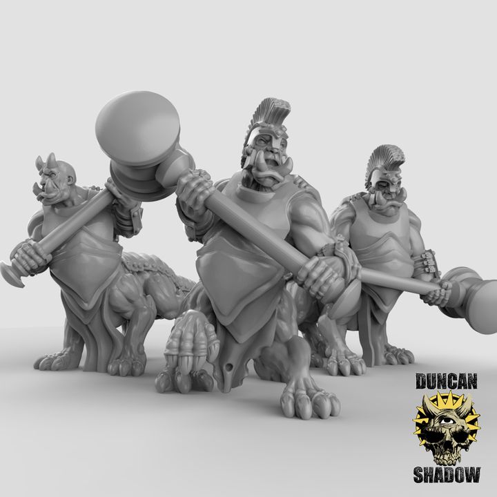 15mm Dragon Ogres with Hammers - 15mm Miniature | Tabletop Gaming