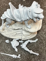 He-Man and Battlecat - Masters Of The Universe - UNPAINTED Large Scale Model Kit