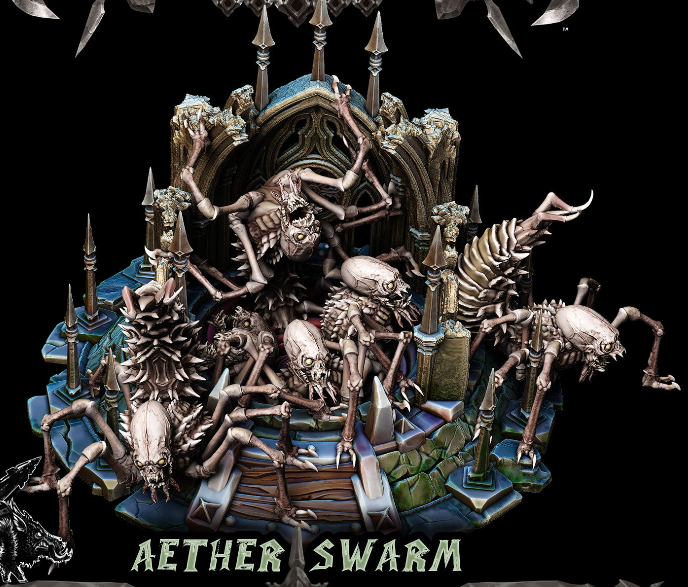 AETHER SWARM - RPG Darkheim Collection | Dungeons and Dragons Models | Epic Miniatures l 3D Printed Resin Figurines l Grimdark Mini