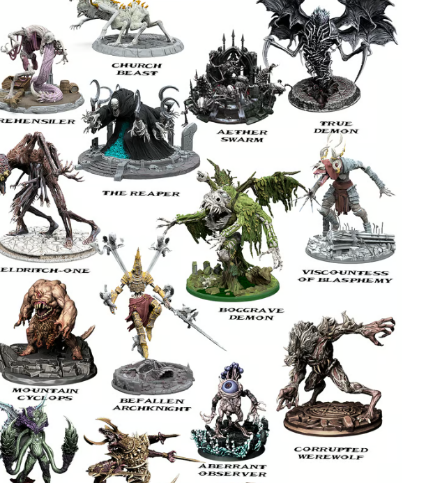 CHURCH BEAST - RPG Darkheim Collection | Dungeons and Dragons Models | Epic Miniatures l 3D Printed Resin Figurines l Grimdark Mini