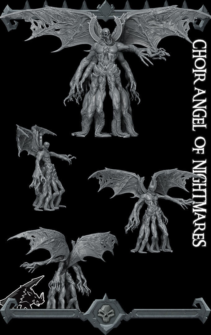 CHOIR ANGEL OF NIGHMARE - EPIC Model Miniature Kit | Dungeons and Dragons I Table Top Gaming I Pathfinder