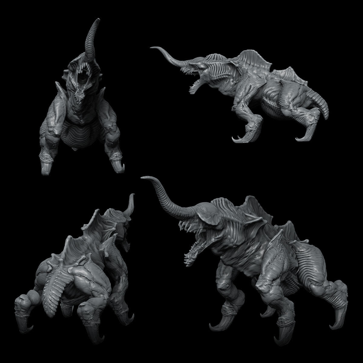 GORE PRANCER - 3D Miniature Model | Dungeons and Dragons | Pathfinder | RPG