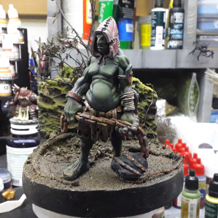 Giant with Flail Resin Miniature for DnD | Tabletop Gaming