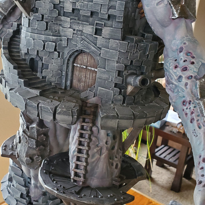WALKING FORTRESS - EPIC SIZED STATUE | DUNGEONS AND DRAGONS | CTHULHU | PATHFINDER | WAR GAMING