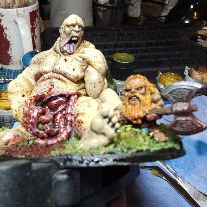 Dead Giant Resin Models for Dungeons & Dragons & Board RPGs Titan